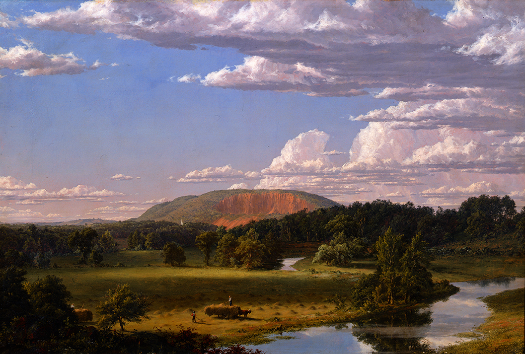 Frederic Edwin Church, "West Rock, New Haven," 1849, Oil on canvas, 27 1/8 x 40 1/8 in., John Butler Talcott Fund