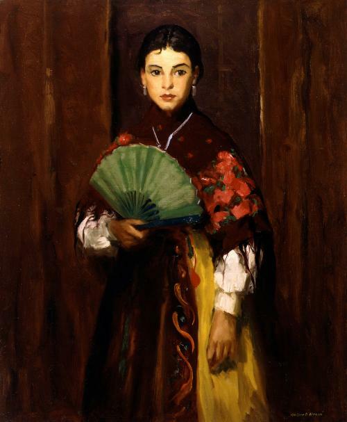 Robert Henri, "Spanish Girl of Segovia," 1912, Oil on canvas, 40 3/4 x 33 1/8 in. (103.5 x 84.2 cm), John Butler Talcott Fund, 1941.07