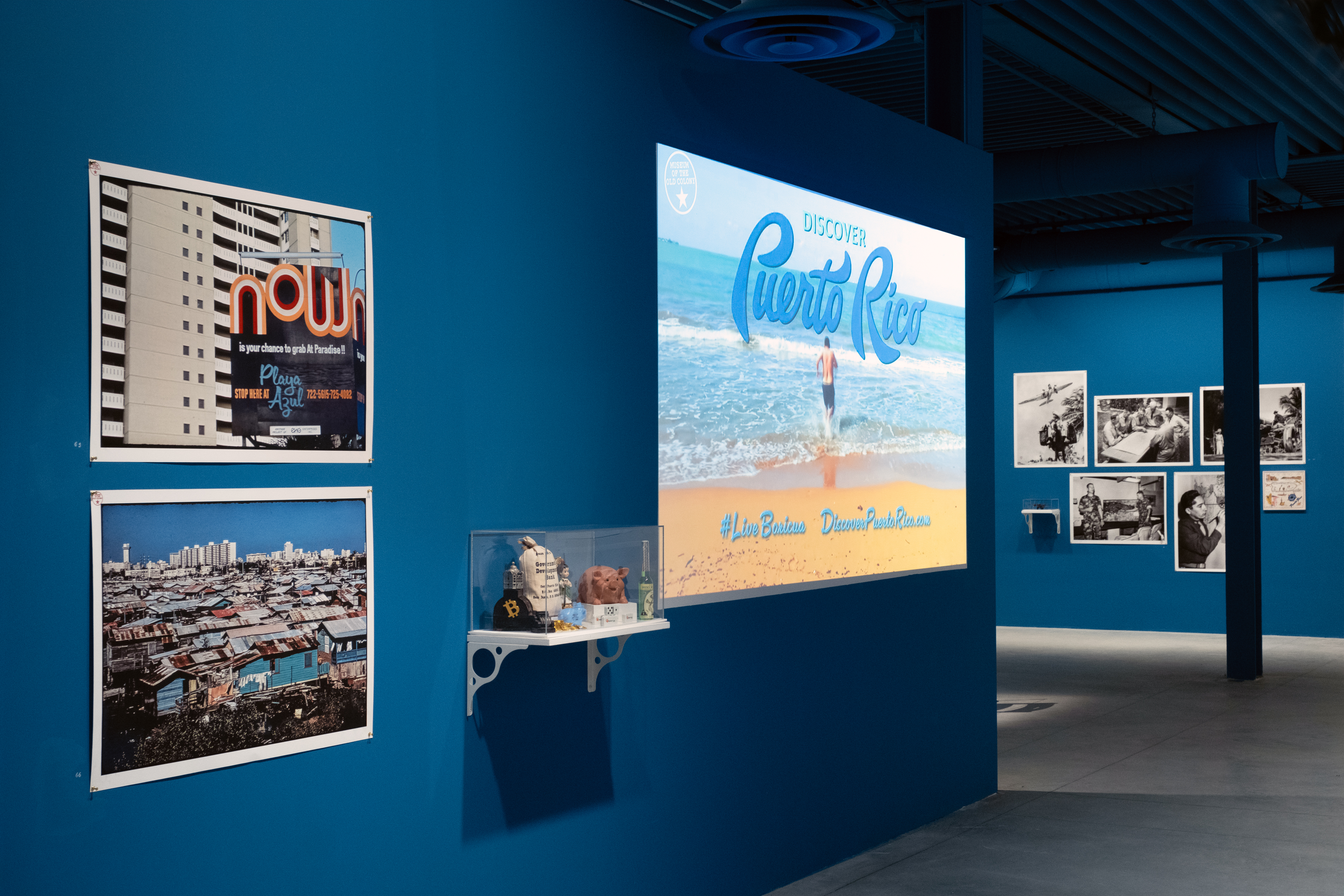 Previous Installation of / Instalación anterior de "The Museum of the Old Colony: An Art Installation by Pablo Delano"