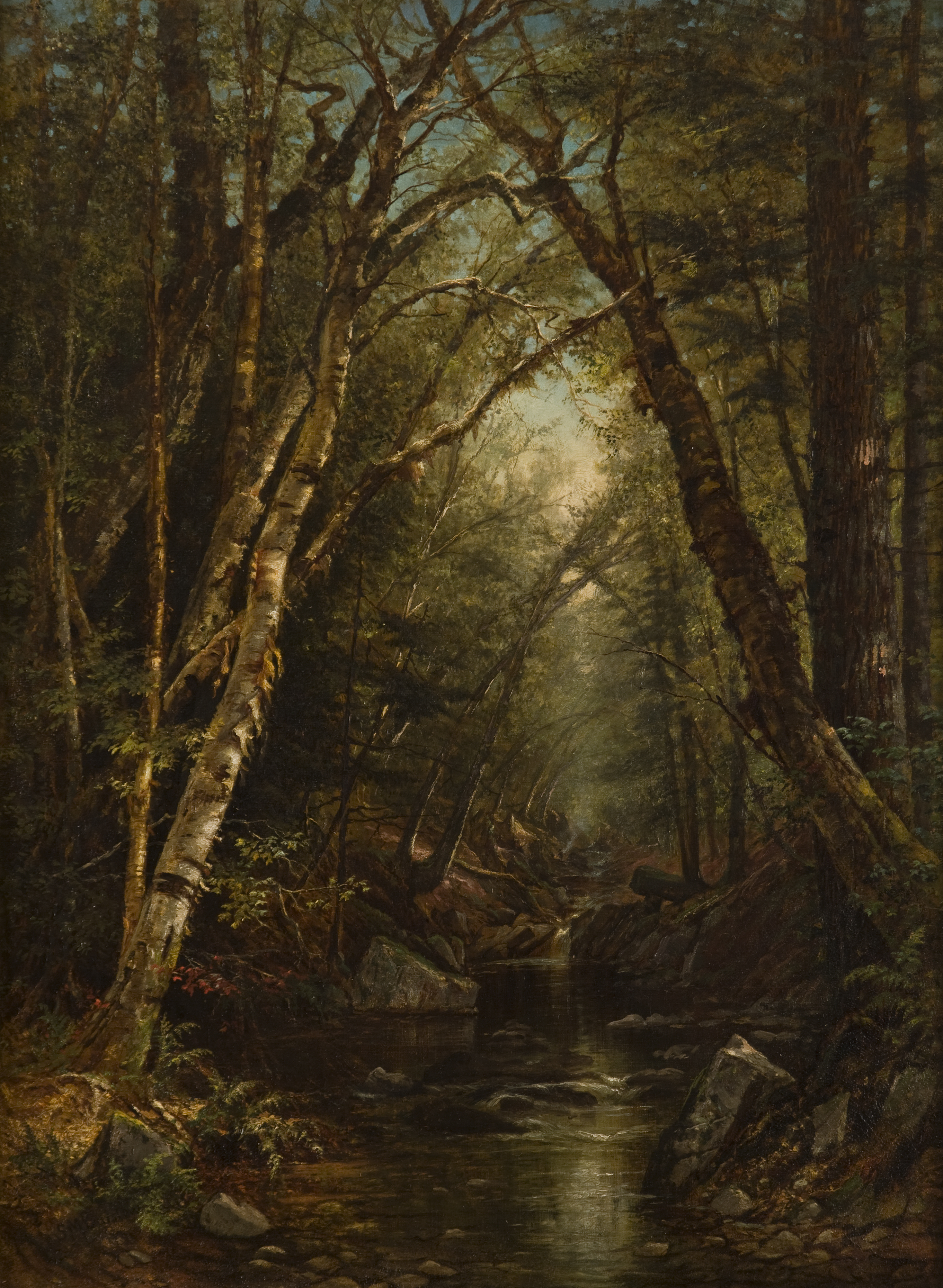 Susie M. Barstow, "Landscape," 1865, oil on canvas, 30 x 22 in., Scott Collection
