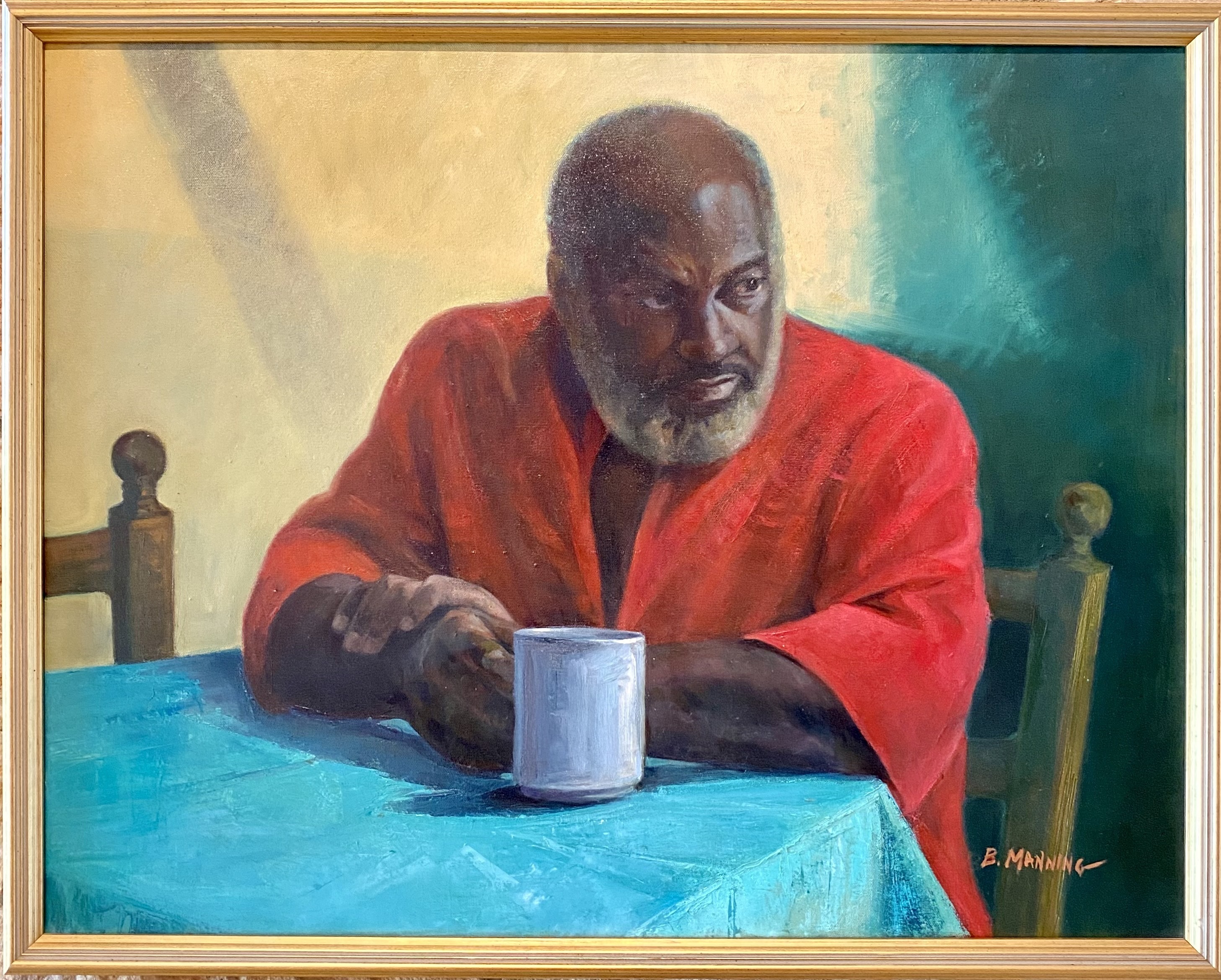 Brenda Manning, <i> Dave (Coffee Break)</i>, 1991, Oil on canvas, Gift of the artist