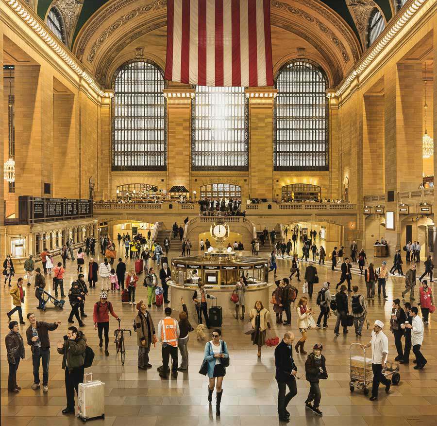 Grand Central Terminal: An Early December Noon in the Main Concourse